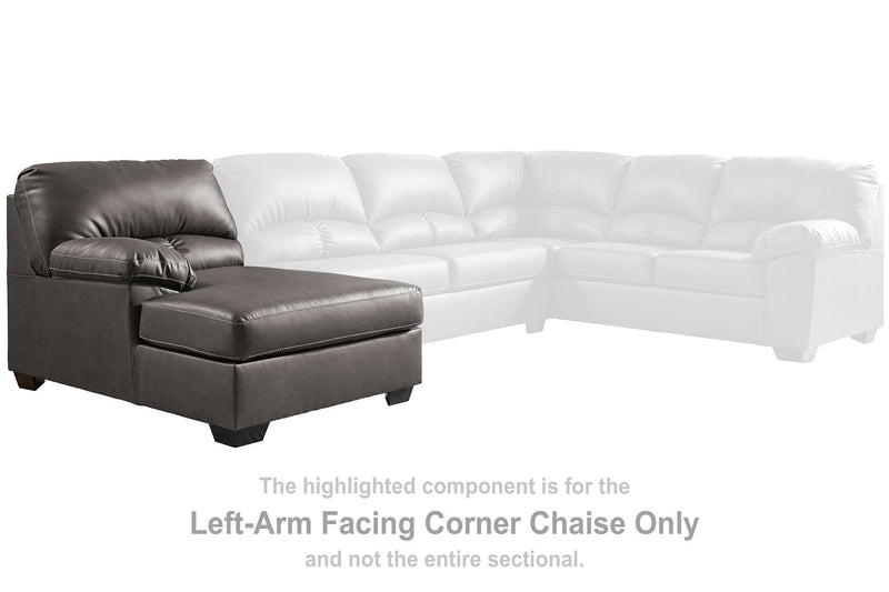 Aberton 3-Piece Sectional with Chaise