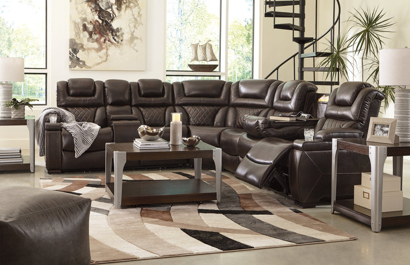 Warnerton 3-Piece Power Reclining Sectional