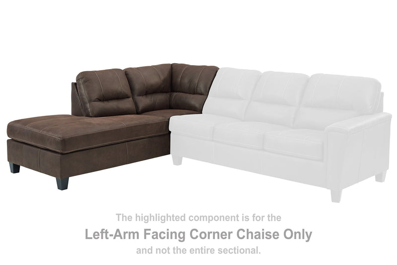 Navi 2-Piece Sleeper Sectional with Chaise