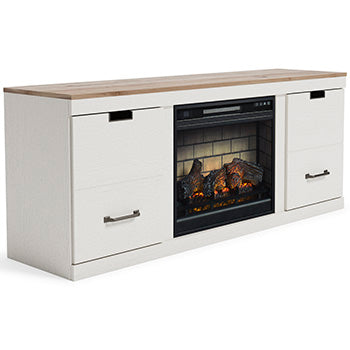 Vaibryn 60" TV Stand with Electric Fire Place