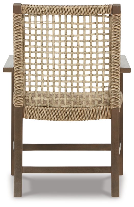 Germalia Outdoor Dining Arm Chair (Set of 2)