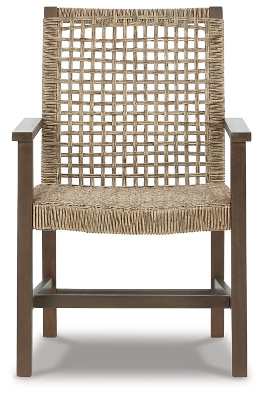 Germalia Outdoor Dining Arm Chair (Set of 2)