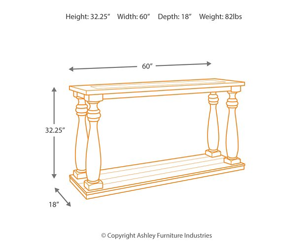 Mallacar Sofa/Console Table