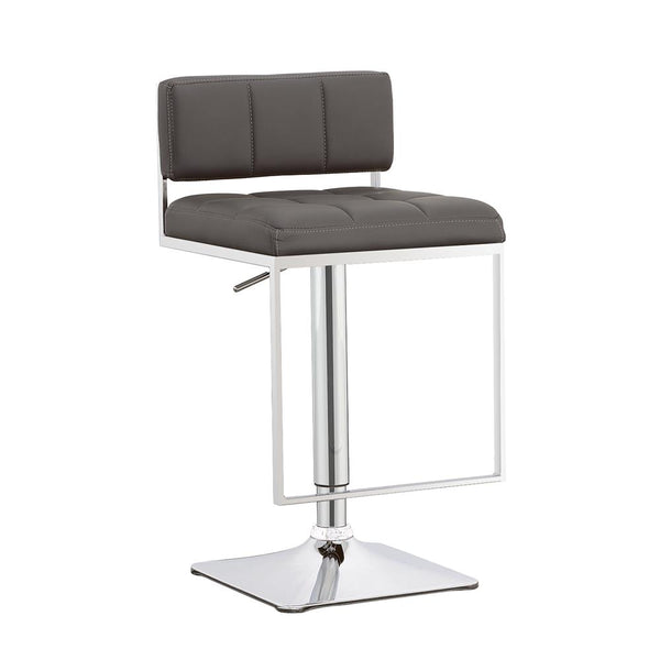 Alameda Adjustable Bar Stool Chrome and Grey image