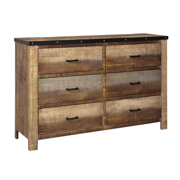 Sembene 6-drawer Dresser Antique Multi-color image