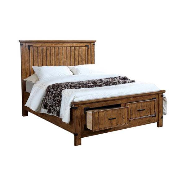 Brenner Queen Storage Bed Rustic Honey image