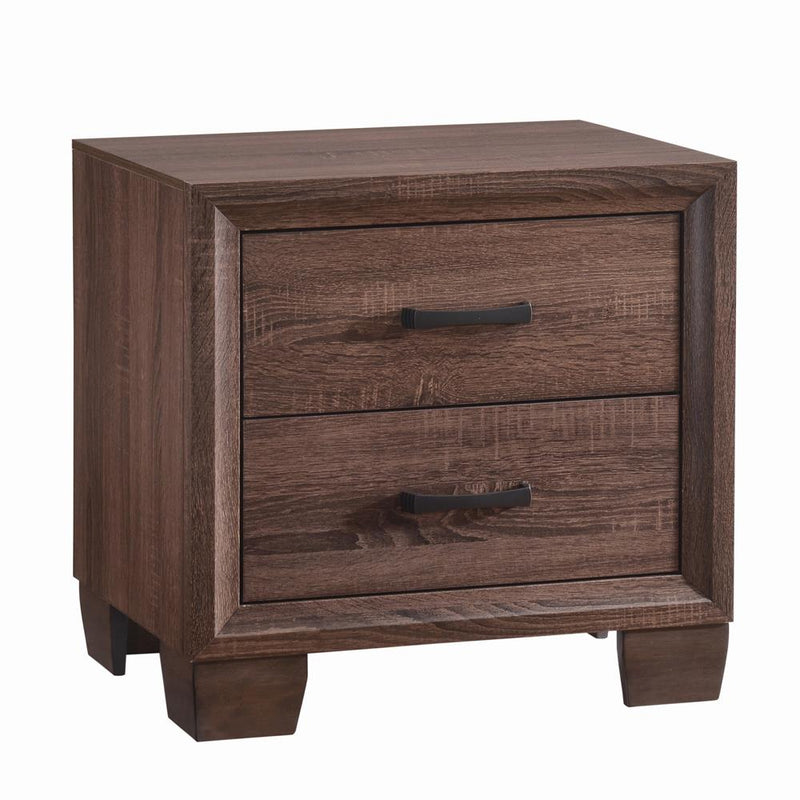 Brandon 2-drawer Nightstand Medium Warm Brown image