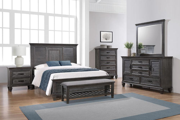 Franco 5-piece Queen Panel Bedroom Set Weathered Sage image