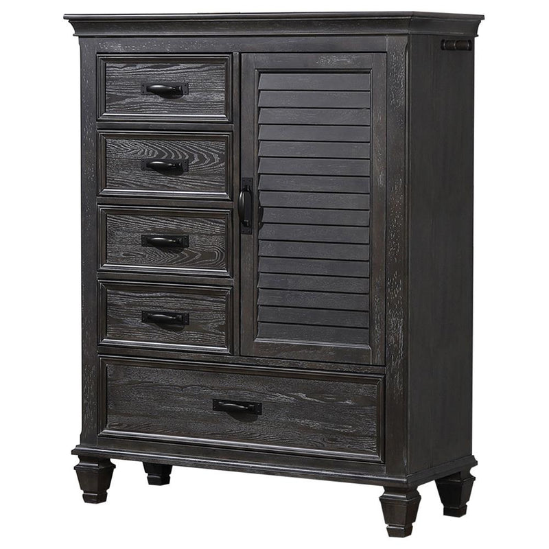 Franco 5-drawer Door Chest Weathered Sage image