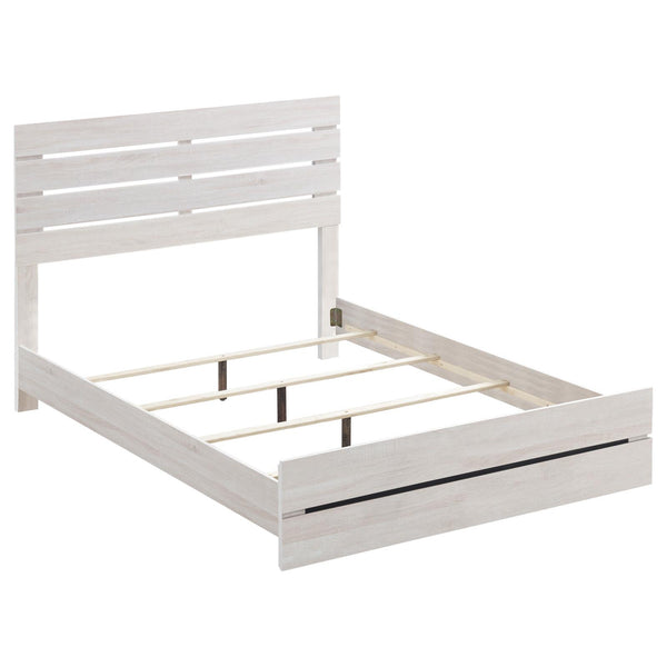 Brantford Eastern King Panel Bed Coastal White image