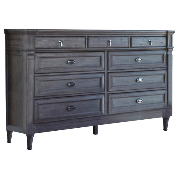 Alderwood 9-drawer Dresser French Grey image