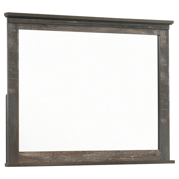 Ridgedale Dresser Mirror Weathered Dark Brown image