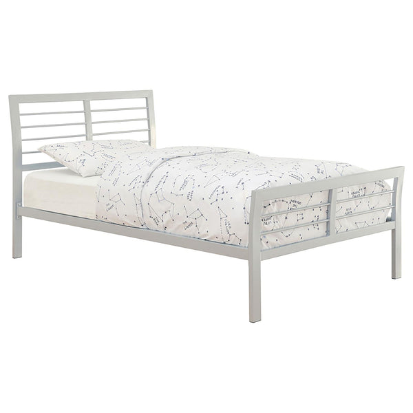 Cooper Queen Metal Bed Silver image