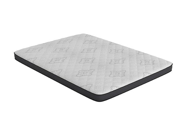 Santa Barbara Twin Mattress White and Charcoal image