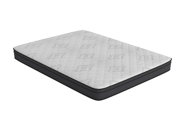 Evie 9.25" California King Mattress White and Black image