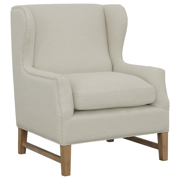 Fleur Wing Back Accent Chair Cream image